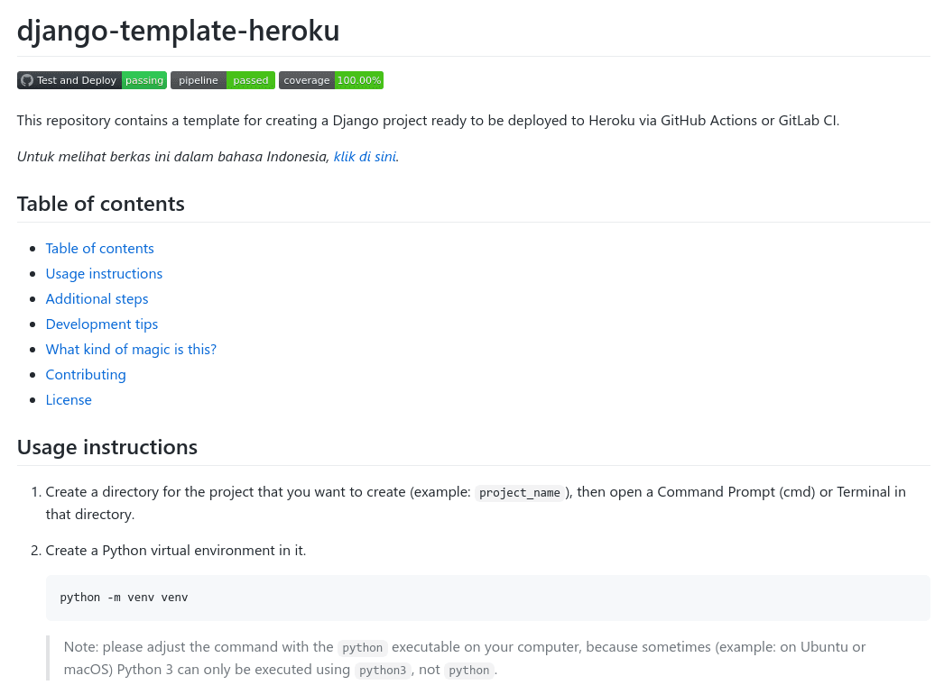 django-template-heroku